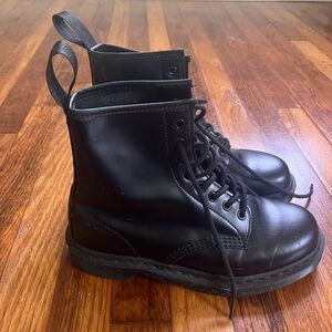 Black Dr. Martens Vegan Leather Boots